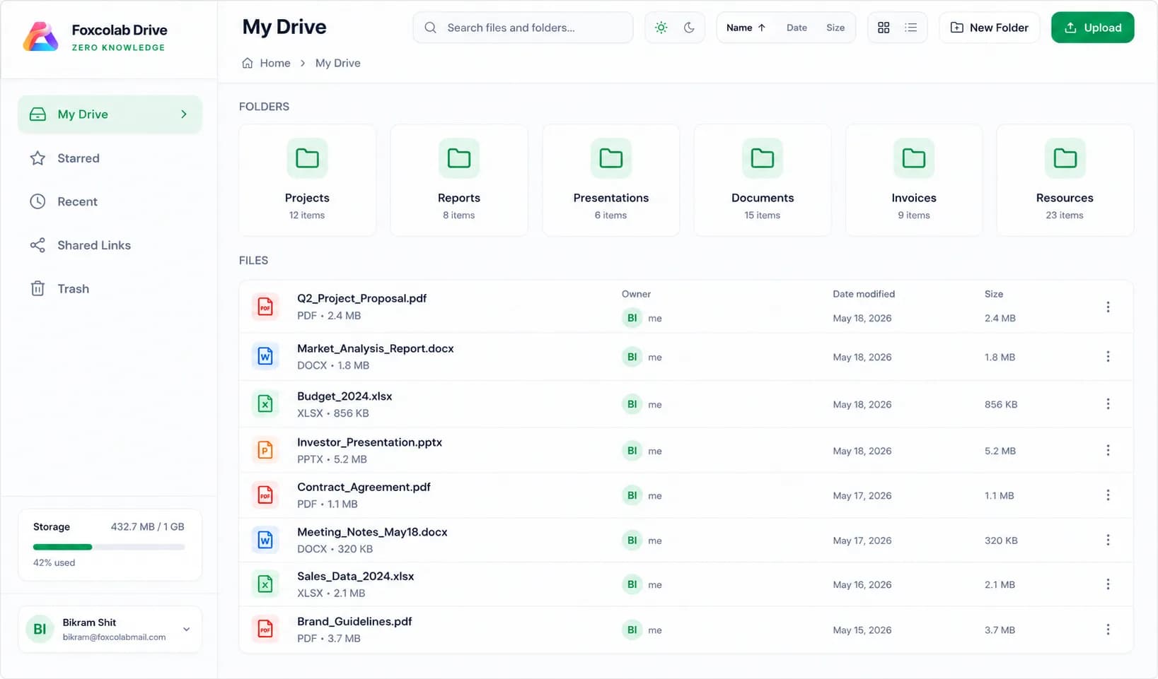 Foxcolab Drive Interface